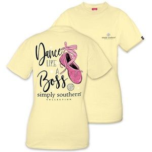 Simply Southern Yellow Dance Like A Boss Tee